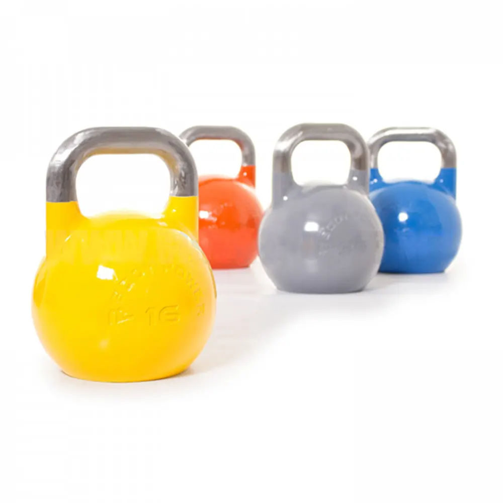 Allenamento in palestra Fitness Hollow Top Grade Logo personalizzato colore sollevamento pesi competizione Kettlebell in acciaio