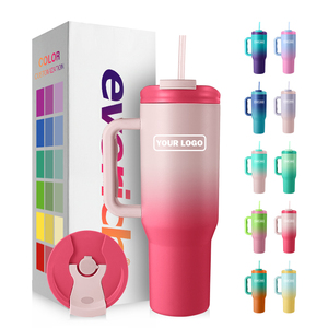 <span class=keywords><strong>Bouteille</strong></span> d'eau <span class=keywords><strong>isotherme</strong></span> Everich à double paroi de 40 oz à large ouverture, grande capacité, pour la course à pied, avec poignée et couvercle - Product Image 1