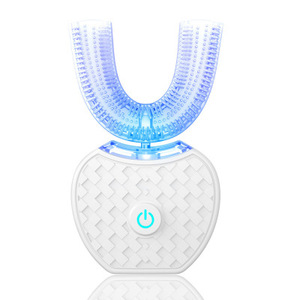Cepillo <span class=keywords><strong>de</strong></span> <span class=keywords><strong>Dientes</strong></span> Eléctrico Sónico en Forma <span class=keywords><strong>de</strong></span> U 360°, Totalmente Automático, Blanqueador Dental, Resistente al Agua IPX7, 3 Modos, Batería <span class=keywords><strong>de</strong></span> 500 mAh, para Adultos, OEM, ODM - Product Image 1