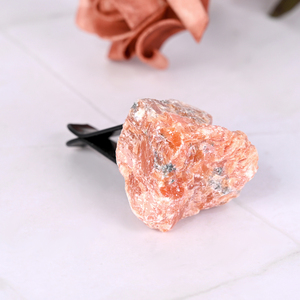 <b>Bow</b> Vent <b>Clips</b>, Natural Crystal <b>Bow</b> Car Diffuser Vent <b>Clip</b> Tumble Stones <b>Bow</b> Car Interior Decor Bling Car Accessories for Girls - Product Image 2