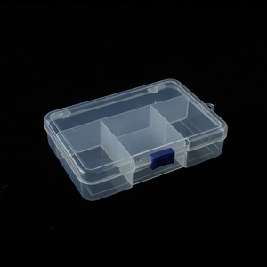 Scatola Portaoggetti Portatile in Plastica PP, Design Moderno, Coperchio Scorrevole, Contenitore Trasparente Sigillato per Orecchini, Anelli, Gioielli e Utensili - Product Image 5