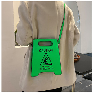 <span class=keywords><strong>Borsa</strong></span> a Tracolla da Donna con Segnale di Stop, Design Originale, <span class=keywords><strong>Borsa</strong></span> a Spalla con Segnale di Attenzione per Ragazze - Product Image 5