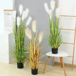 Hot Sales Popular Cheap Artificial onion grass dog tail grass artificial onion grass decorative plants from china wholesale