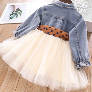 Robe d'automne pour fille à motif léopard avec ceinture, vêtements pour enfants, robe de princesse, vêtements décontractés pour enfants, vêtements pour filles - Product Image 3