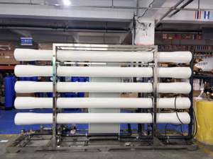 ระบบกรองน้ำอุตสาหกรรมแบบ Reverse Osmosis ขนาด 15 ตันต่อชั่วโมง พร้อมปั๊ม PLC ครบชุด  ระบบบำบัดน้ำ RO พร้อมการรับประกัน 1 ปี  ระบบกรองน้ำเบื้องต้น - Product Image 3
