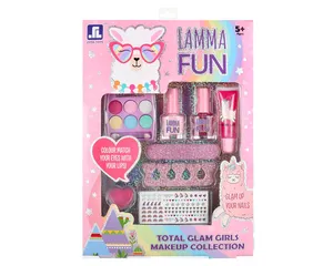 新设计廉价女孩粉色化妆套装化妆品儿童化妆套装玩具高品质化妆套装女孩玩具