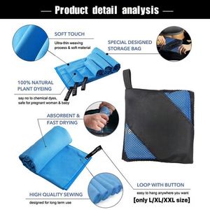 Özel Logo hafif mikrofiber büyük plaj havlusu yeniden yatak araba yaz plajları için dekoratif özel baskı lojistik - Product Image 3