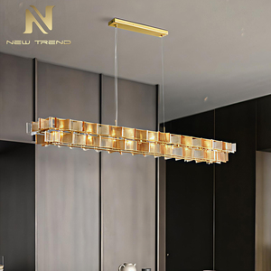 Lámpara de Araña Moderna de Cristal de Murano para Interiores, Lámpara Colgante Redonda LED Grande de Lujo para Sala de Estar - Product Image 5