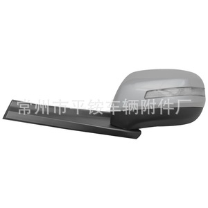 Rétroviseur extérieur Honda Jade 13-16, assemblage en ABS noir, miroir plan, rétroviseur de recul 76258-T4N-H01ZC - Product Image 1