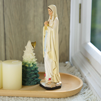 Statues religieuses catholiques en résine, miniatures chrétiennes de la Vierge Notre-Dame de Lourdes, à commander