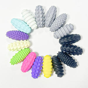 ของเล่นบีบคลายเครียด รูปทรงวงรี แม่เหล็กซิลิโคน ยืดหยุ่นได้ สำหรับฝึกประสาทสัมผัสและออกกำลังกาย  แบบยูนิเซ็กซ์ - Product Image 1