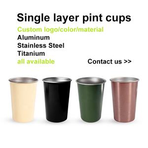 Vaso de aluminio de 12oz, 14oz, 16oz, 20oz, personalizable, irrompible, taza de cerveza, tazas de cerveza, vaso de cerveza para Bar - Product Image 3