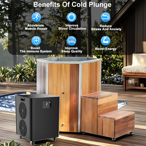 ถังบำบัดด้วยความเย็นทำจากไม้ทรงรีของ icemend พร้อมพื้นผิวไม้ธรรมชาติสำหรับการบำบัดด้วยน้ำเย็นและน้ำร้อนในสถานที่กลางแจ้ง - Product Image 2