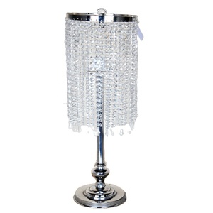 European Crystal Pendant <b>Light</b> Modern LED Golden Finish Living Room Table Street Lamp Hollow Decoration Site Layout Props Metal - Product Image 1