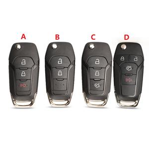 CS018032 2 3 4 Tasten Klapp-Fernbedienung Autoschlüssel-Gehäuse für Ford Fusion Edge Explorer 2013-2015 HU101 Klinge - Product Image 1