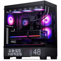 Boîtier de jeu Phanteks XT XT View Matrix NOIR&BLANC avec LED, compatible avec les cartes mères ATX, boîtier de PC de jeu, châssis de PC