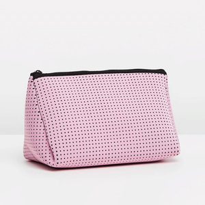 Biểu Tượng Tùy Chỉnh Dây Kéo Du Lịch <span class=keywords><strong>Mini</strong></span> Mỹ Phẩm Make Up Pouch Thăng Hoa Trống Có Thể Gập Lại <span class=keywords><strong>Neoprene</strong></span> Trang Điểm Túi Cho Phụ Nữ - Product Image 4