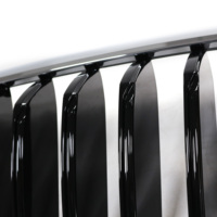 Calandre avant simple ligne Auto calandre Chrome noir voiture avant rein maille grilles pour Bmw série 5 G30 G38 2020
