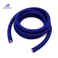 Cable de alimentación de audio para coche azul 0 GA AWG para instalación de amplificador de audio para coche