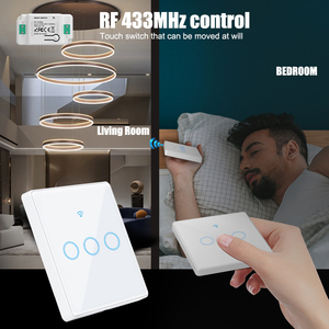 Sixwgh Veelzijdige Rf433 Smart Home Switch 1/<span class=keywords><strong>2</strong></span>/3 Bende Draadloze Touch Wall & Remote Kit Met Multi-Control Functie - Product Image 6