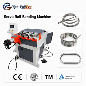 เครื่องรีดท่อแบบอัตโนมัติเต็มรูปแบบพร้อมระบบป้อนเซอร์โว  เครื่องดัดท่อ CNC แบบเจ็ดลูกกลิ้งสำหรับขดลวดเกลียว - Product Image 1