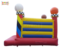 Château gonflable commercial à thème football pour usage extérieur et fêtes
