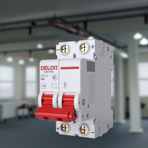 Delixi DC250V 500V MCB สวิตช์ลม DZ47sZ 1P 2P 3P C25A C20A ตัด C32A ด้วยทองแดง PA66 6kA - Product Image 5