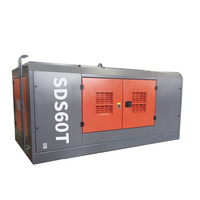 Compresseur d'air diesel à vis Cummins 132 kW 13 bars 500 CFM, portable, haute pression, pour l'exploitation minière (modèle MS500-13)