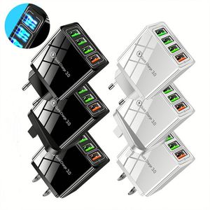 4USB Charger Fast Charging Power Supply <b>Adapter</b> US/<b>EU</b> <b>Plug</b> Charger Block Wall Charger for Smart Phones - Product Image 5