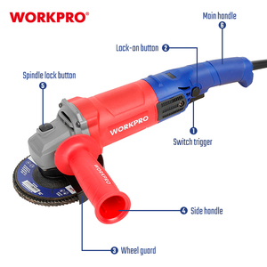 WORKPRO 750W 125mm 11000RPM Mini herramienta de molienda eléctrica de alta calidad piezas de repuesto <span class=keywords><strong>Hilti</strong></span> <span class=keywords><strong>amoladora</strong></span> angular M10 - Product Image 1