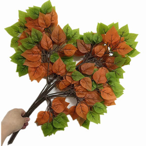 Branches artificielles de feuilles de bouleau imperméables, plantes vertes, <span class=keywords><strong>feuillage</strong></span> pour aménagement paysager extérieur et création d'arbres - Product Image 6