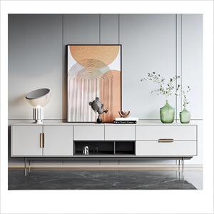<span class=keywords><strong>Mueble</strong></span> de <span class=keywords><strong>TV</strong></span> Moderno en Dorado y <span class=keywords><strong>Blanco</strong></span>, <span class=keywords><strong>Mueble</strong></span> de Pared de Lujo para el Hogar, Soporte de <span class=keywords><strong>TV</strong></span> con Juego de Mesa de Centro, <span class=keywords><strong>Mueble</strong></span> de <span class=keywords><strong>TV</strong></span> con Vitrina - Product Image 6