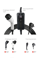 Chargeur EV Gocean 3,5 kW, pistolet de charge EV 8A-16A, indice de protection IP54, certifié CE, neuf, 5 mètres, blanc, garantie 1 an