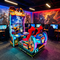 Machine d'arcade de tir interactive multijoueur avec simulation de bataille, équipement de jeu vidéo de tir en compétition à monnayeur pour la famille