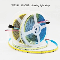 DC24V FCOB CCT IC bande lumineuse LED WS2811 adressable 576 LED 2700K à 6500K 10mm Flexible FOB haute densité COB Led lumières RA90