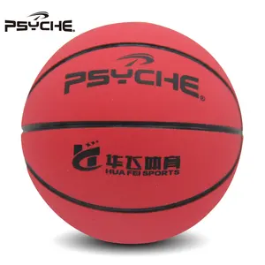 Factory Supply Yellow Basketball Design High Bounce Nature Rubber For Training