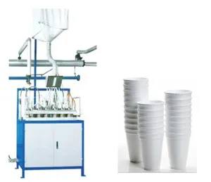 पीज़ डिस्पोजेबल कप बनाने की मशीन पीस फास्ट फूड ट्रे प्लेट मशीन पिप्स 6 औंस फोम कप बनाने की मशीन