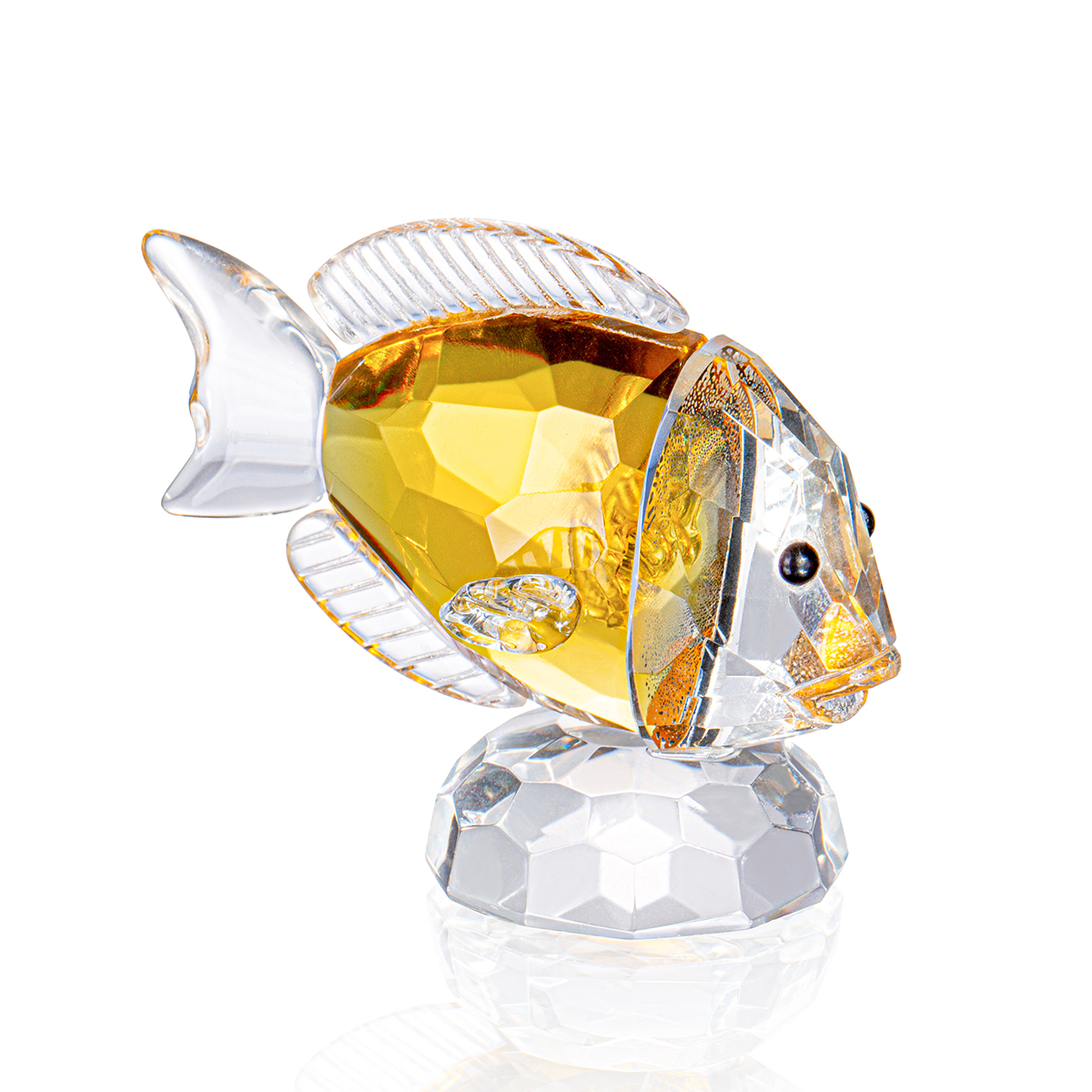 Fish ArtGlass 1" MINI figurines Weeping Fish 0623 design assorted colors 6 pcs. Fish ArtGlass 1" MINI figurines Weeping Fish 0623 design assorted colors 6 pcs.