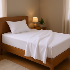 Juego de Sábanas Individuales de Microfibra, Textura Suave, Color Sólido, Ropa de Cama para el Hogar, Estilo Simple - Product Image 2