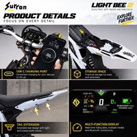 Moto tout-terrain électrique Surron LBX 2 Light Bee 2 2026 24kW 65kg en stock