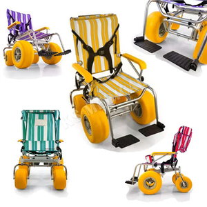 KSM-SW2 Factory Offer Waterproof Beach Wheelchair <b>for</b> All-Terrain Design Mobility Equipment and Therapy with Factory Price - Product Image 1