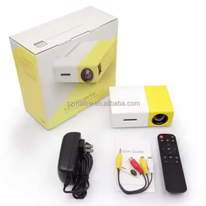 Gran oferta YG300 proyector de juegos <span class=keywords><strong>LCD</strong></span> 100 lúmenes 3,54 "fuente de luz LED recarga 1024*720P proyector de videojuegos Retro - Product Image 6