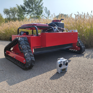 Máy Kéo cỏ mới máy kéo bánh xích Robot điều khiển từ xa máy cắt cỏ Máy cắt cỏ - Product Image 5