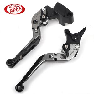 Levier de frein d'embrayage en aluminium CNC, pliable et réglable, CNC, guidon de vélo de rue pour Vespa GTS 250, 2009, <span class=keywords><strong>2010</strong></span> - Product Image 2