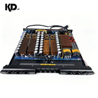 Amplificateur de puissance audio 4 canaux D4-800 8 ohms stéréo 2000 watts métal