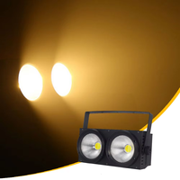 200W COB Blanc Chaud et Blanc Froid 2in1 LED 200W 2 Yeux Audience DMX512 COB Blinder Light