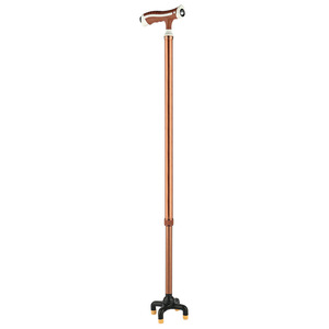 Bâton de marche à quatre pieds en alliage d'aluminium Langhe avec lumière LED pour la soutien des personnes âgées - Product Image 1