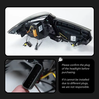 Luces Traseras HETOP F30 2012-2018, Blancas Claras, Actualización F80 F35 Serie 3 M3, Luz Trasera LED DRL, Señal de Freno, Edición Venom para BMW