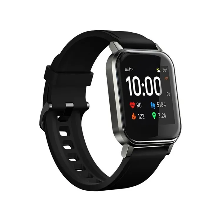 Original Xiaomi Youpin Haylou LS02 English Version 1.4 inch Sleep Heart Rate Monitor 12 Sports Mode IP68 Waterproof Smart Watch