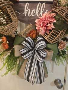 Boho Chic Autumn Wreath Vietnam Handmade <b>Rustic</b> Front <b>Door</b> Decoration with Acorn and Mushroom Manufacturer - Product Image 5